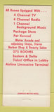 Matchbook Cover - Dempsey Motor Hotel Macon GA 30 Strike