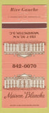 Matchbook Cover - Maison Blanche Washington DC 30 Strike