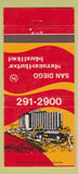 Matchbook Cover - Sheraton Harbor Island Hotel San Diego CA 30 Strike