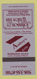 Matchbook Cover - Johnson & Wales Inn Seekonk MA 30 Strike