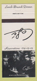 Matchbook Cover - Cafe Restaurant New York City 30 Strike
