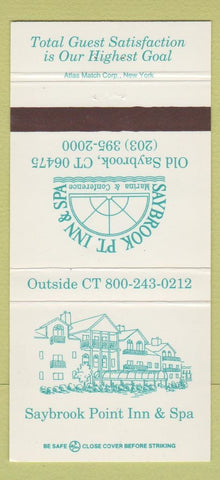 Matchbook Cover - Saybrook Point Inn Old Saybrook CT 30 Strike