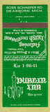 Matchbook Cover - Dublin Inn Dearborn MI 30 Strike