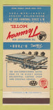 Matchbook Cover - Thruway Motel Albany NY 30 Strike