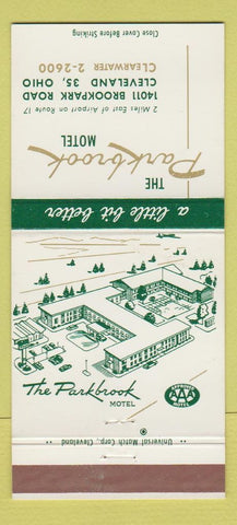 Matchbook Cover - Parkbrook Motel Cleveland OH 30 Strike