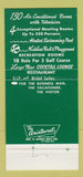 Matchbook Cover - Parkbrook Motel Cleveland OH 30 Strike