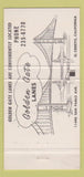 Matchbook Cover - Golden Gate Lanes Bowling El Cerrito CA  30 Strike