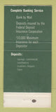 Matchbook Cover - Bank of Tokyo San Francisco CA 30 Strike