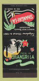 Matchbook Cover - Shangri La Restaurant Chicago IL 30 Strike