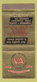 Matchbook Cover - Vanadium Alloys Latrobe PA WEAR 30 Strike