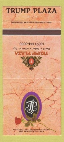 Matchbook Cover - trump Plaza Hotel Casino Atlantic City NJ 30 Strike