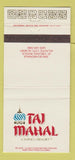 Matchbook Cover - trump Taj Mahal Casino Atlantic City NJ 30 Strike