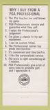 Matchbook Cover - PGA Golf Pro 30 Strike