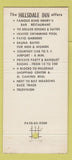Matchbook Cover - United's Hillsdale Inn San Mateo CA 30 Strike