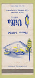 Matchbook Cover - Villa Hotel San Mateo CA 30 Strike