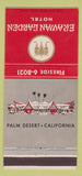 Matchbook Cover - Erawan Garden Hotel Palm Desert CA 30 Strike
