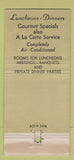 Matchbook Cover - Broussard's New Orleans LA 30 Strike