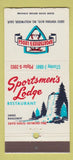 Matchbook Cover - Sportsmen's Lodge North Hollywood CA 30 Strike