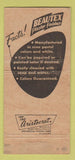 Matchbook Cover - Beautex Plaster Finishes Lebanon PA WEAR 30 Strike