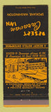 Matchbook Cover - Desert Caravan Inn Spokane WA 30 Strike