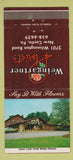 Matchbook Cover - Weingartner Florist flowers New Castle PA 30 Strike