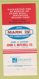 Matchbook Cover - Mark IV Auto Air Conditioning San Francisco CA  30 Strike
