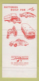 Matchbook Cover - Gould National Batteries St Paul MN 30 Strike