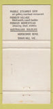 Matchbook Cover - Swan Hill Folk Museum Cope & Co Australia WEAR 30 Strike