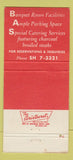Matchbook Cover - Johnson House Lubbock TX WEAR 30 Strike
