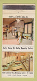 Matchbook Cover - Si Casa Di Bella Beauty Salon Downey CA WEAR 30 Strike