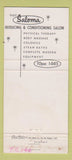 Matchbook Cover - Si Casa Di Bella Beauty Salon Downey CA WEAR 30 Strike