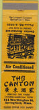 Matchbook Cover - The Canton Springfield MA Chinese Food