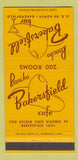 Matchbook Cover - Rancho Bakersfield Bar CA 30 Strike