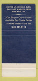 Matchbook Cover - The Little Corporal Chicago IL 30 Strike