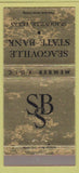 Matchbook Cover - Seagoville State Bank TX WORN 30 Strike