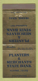 Matchbook Cover - Planters & Merchants State Bank Hearne TX 30 Strike