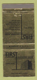 Matchbook Cover - First National Bank Temple TX 30 Strike