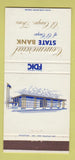 Matchbook Cover - Commercial State Bank El Campo TX 30 Strike