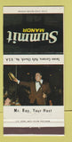 Matchbook Cover - Summit Manor Falls Church VA 30 Strike