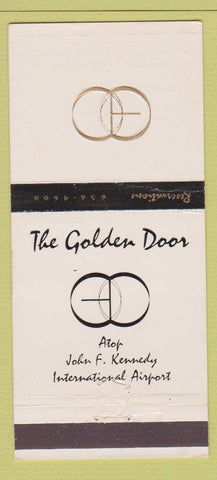 Matchbook Cover - The Golden Door JFK Airport 30 Strike