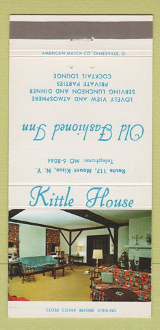 Matchbook Cover - Kittle House Inn Mount Kisco NY 30 Strike