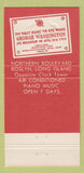 Matchbook Cover - Washington Manor Roslyn LI NY 30 Strike