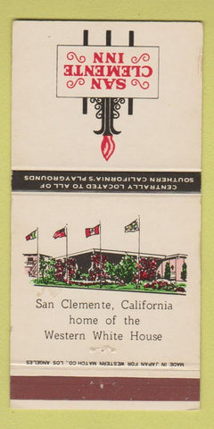 Matchbook Cover - San Clemente Inn CA 30 Strike