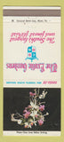 Matchbook Cover - The Exotic Gardens Florist Miami Boca Raton FL 30 Strike