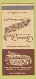 Matchbook Cover - Brown's Flowers Tacoma WA 30 Strike