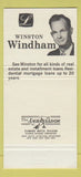 Matchbook Cover Lakewood Bank and Trust Dallas TX WEAR Winston Windham 30 Strike