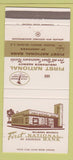 Matchbook Cover - First National Bank Aberdeen SD Milbank  30 Strike