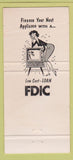 Matchbook Cover - First National Bank Aberdeen SD Milbank  30 Strike