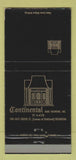 Matchbook Cover - Continental Hair Salon Pasadena CA 30 Strike