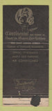 Matchbook Cover - Continental Hair Salon Pasadena CA 30 Strike